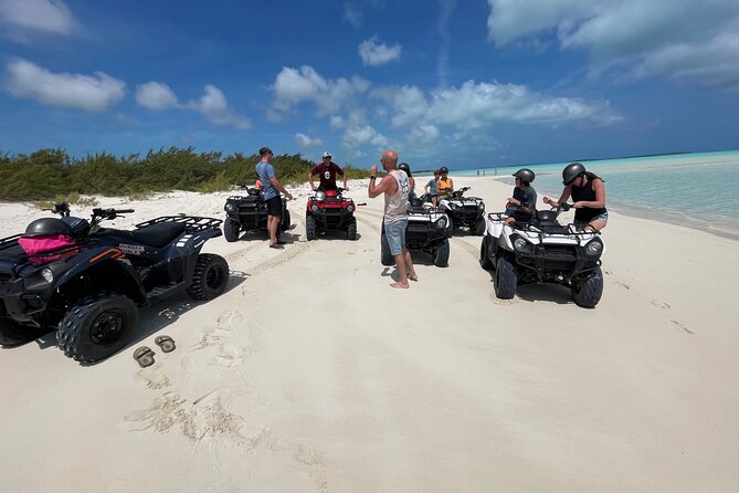 3 Hours Guided Great Exuma ATV Tour - A dirt trail to a quiet beach and fossil coral