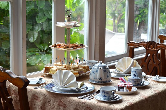 Afternoon Tea at Graycliff Hotel - What arrives on the tiered tea stand
