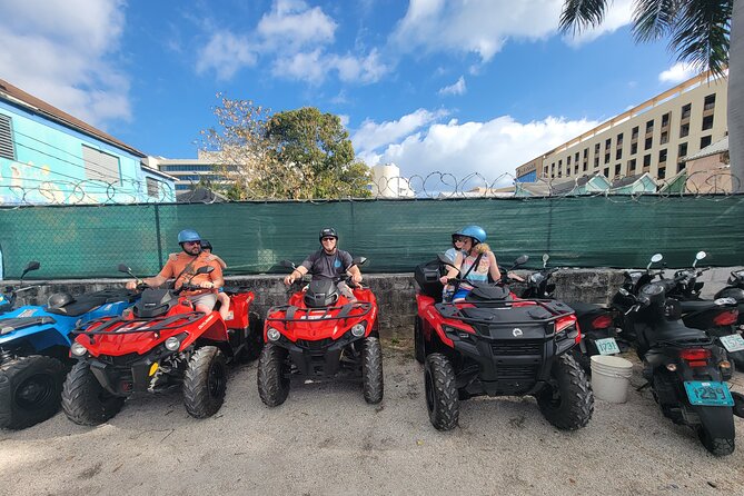 ATV Half Day City Tour in Nassau: Guided Tour With Free Samples - Rum cake before the monuments