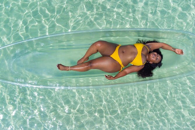 Beach Day and Clear Kayak Photoshoot in Bahamas - Three hours at Bert’s Blue Dinghy in Mather Town