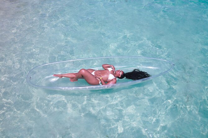 Clear Kayak Drone and Beach Private Photography in The Bahamas - The 30-minute time limit
