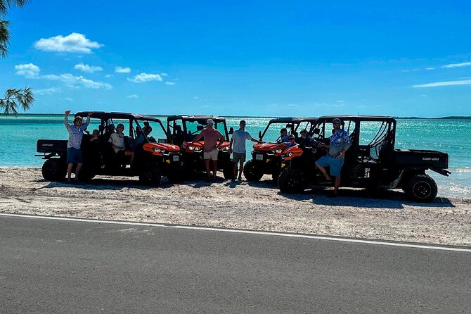 Exuma,Bahamas: 6 Seater Buggy/Jeep Rental with Bluetooth speakers - Making the ride part of the Exuma experience