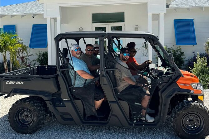 Exuma,Bahamas: 6 Seater Buggy/Jeep Rental with Bluetooth speakers - Tropic of Cancer Beach and the southern route