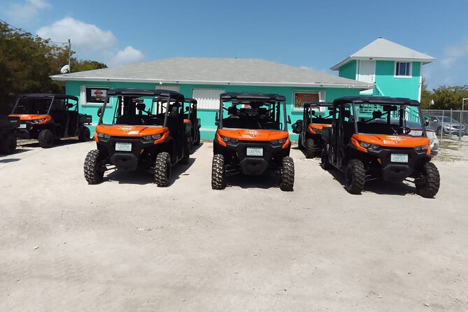 Exuma,Bahamas: 6 Seater Buggy/Jeep Rental with Bluetooth speakers - What the $300 price really gets you