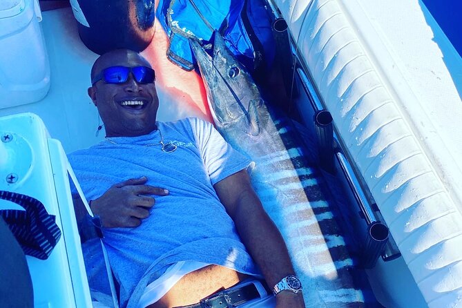 Half day Deep sea/light tackle fishing charters - Handling a rough day on the water