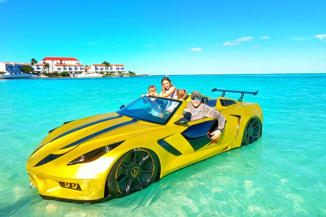 JetCar Bahamas Water Car Experience - The safety briefing and life vest