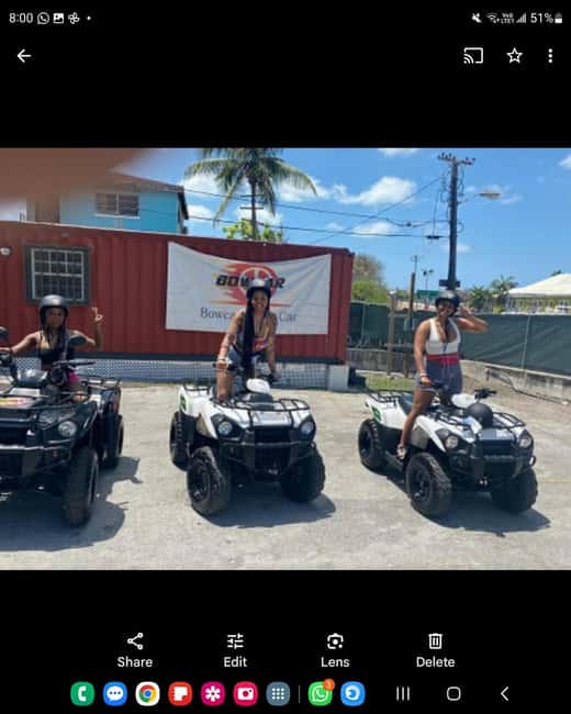 Nassau, Bahamas: ATV Quad Bike Rental - Starting on Sands Road with a Short ATV Orientation
