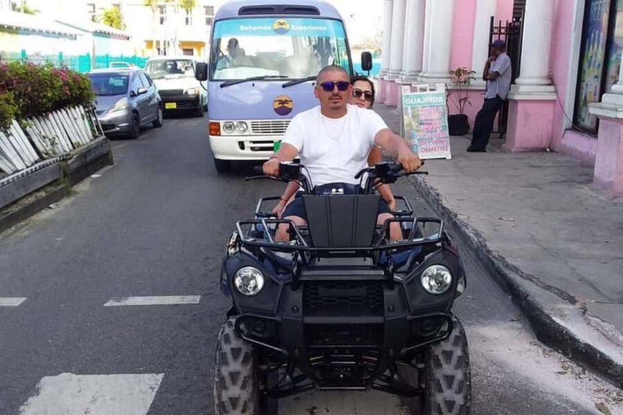 Nassau: Guided Scooter/ATV Rental or Tour w/Beach Day Bundle - What the $130 group price really buys