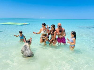 Half-Day Swimming Pigs, Reef Snorkel & Beach Club