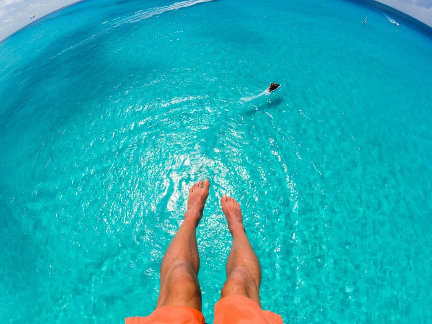 Nassau: Jet Ski Ride, Parasailing & Banana Boat Tour - Parasailing above Paradise Island