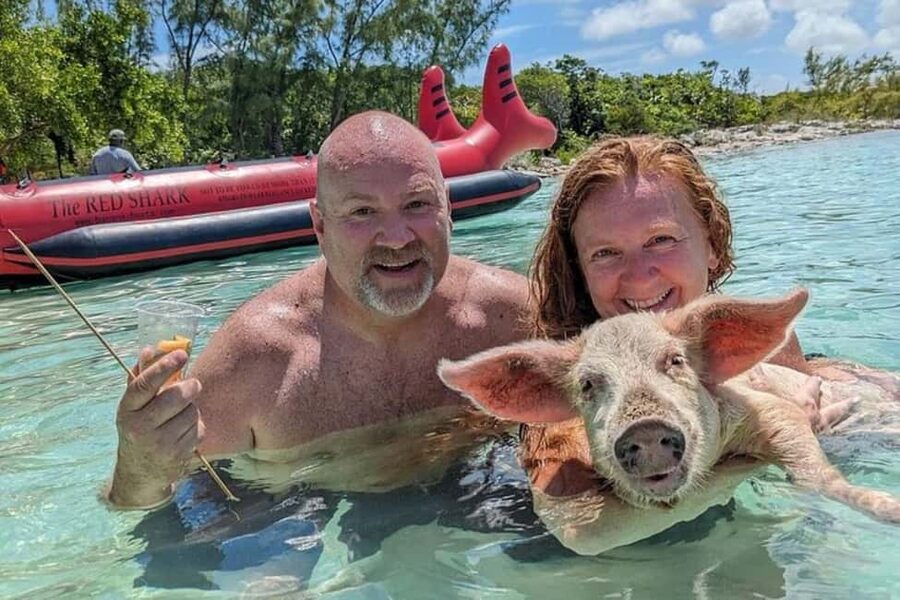 Nassau: Private Swim with Pigs and Snorkeling Adventure - A fast ride from Nassau to the water