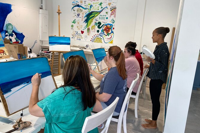 Paint and Sip at the Gallery and Wine Bar - My call: book it for the local touch