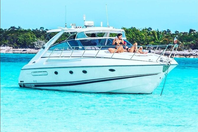 Private Beach Day / 50ft Sun Seeker or 33ft Boat / 1-10 Guests - Key things to know before you book