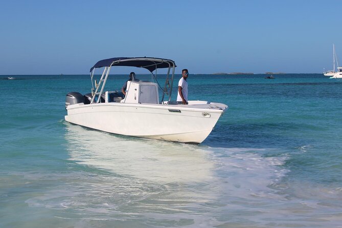 Private speed boat beach and bar hopping visiting Rose island - Timing, weather, and cancellation details