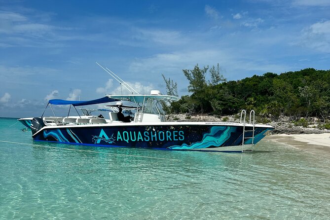 Private Tour 45ft Powerboat to Nearby Islands - Lunch, billiards, volleyball, and the beach bar