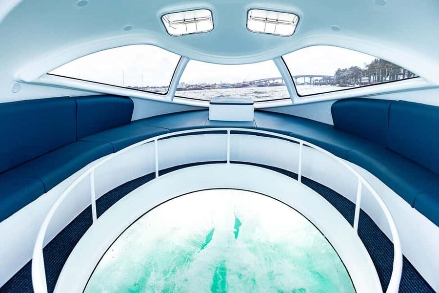 Sea-nic, Sip N’ Snorkel on a Semi-Submersive Seacraft - The first ride: commentary, shoreline views, and a possible wreck