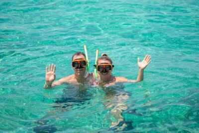 Swim with Famous Pigs at Rose Island
