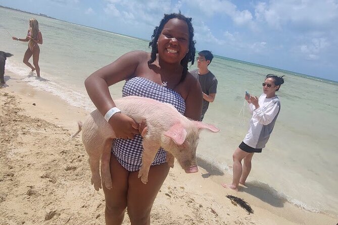 Swim with the Pigs and Explore Caves in Nassau - A two-part Nassau day with a big price tag